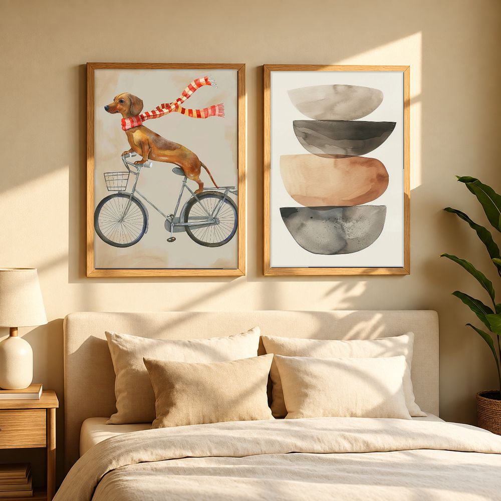 Set de 2 cuadros decorativos que combinan