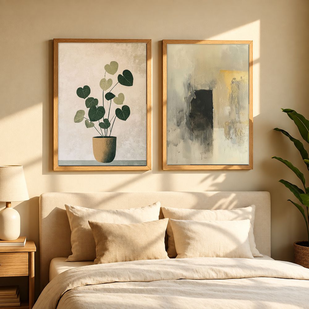 Set de 2 cuadros decorativos que combinan