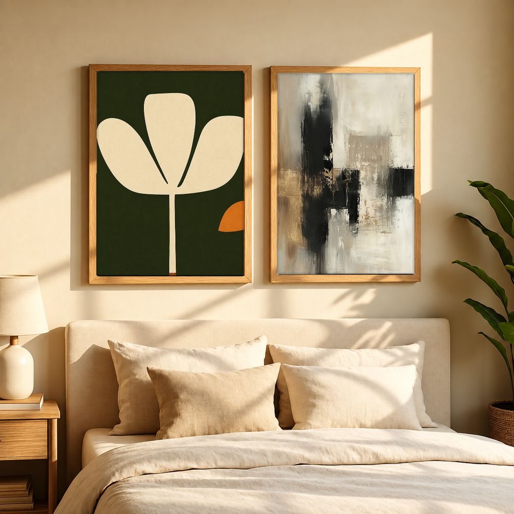 Set de 2 cuadros decorativos que combinan