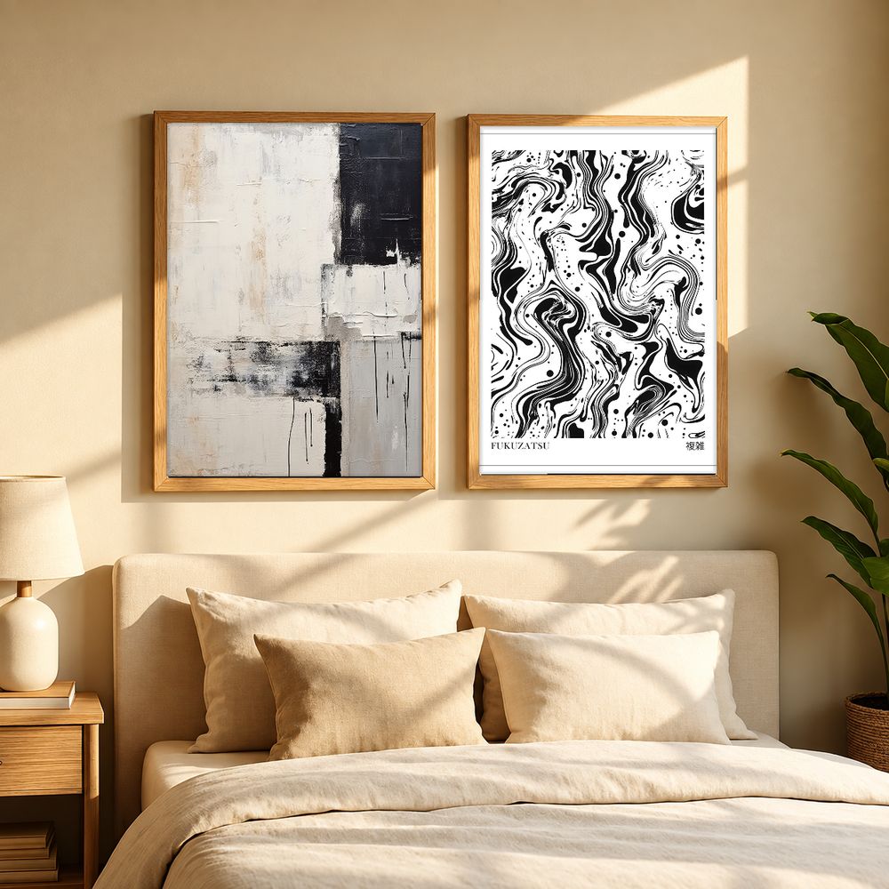 Set de 2 cuadros decorativos que combinan