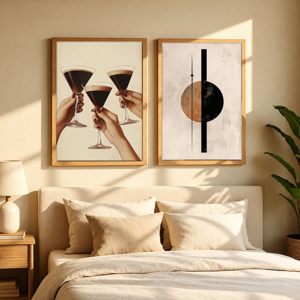 Set de 2 cuadros decorativos que combinan