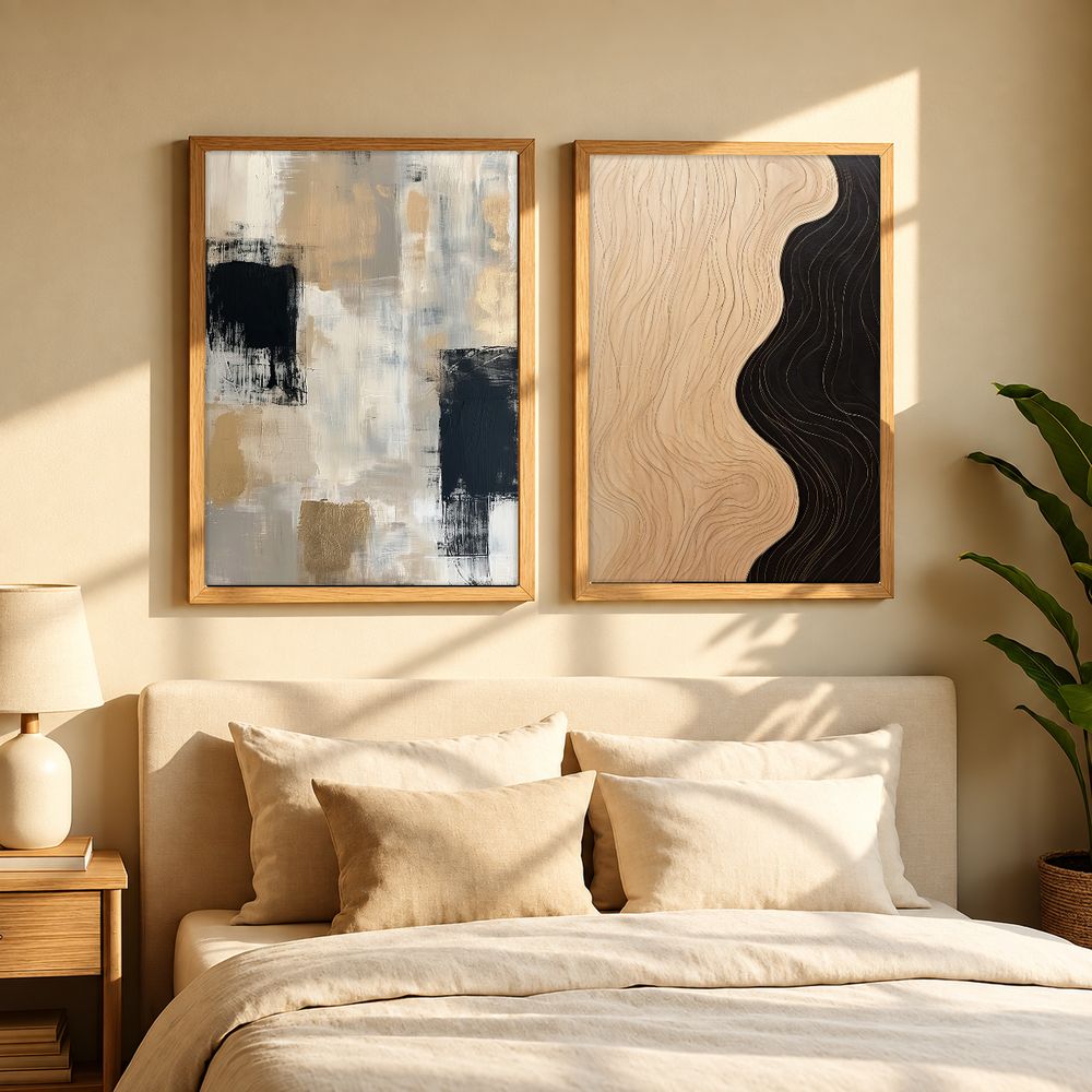 Set de 2 cuadros decorativos que combinan
