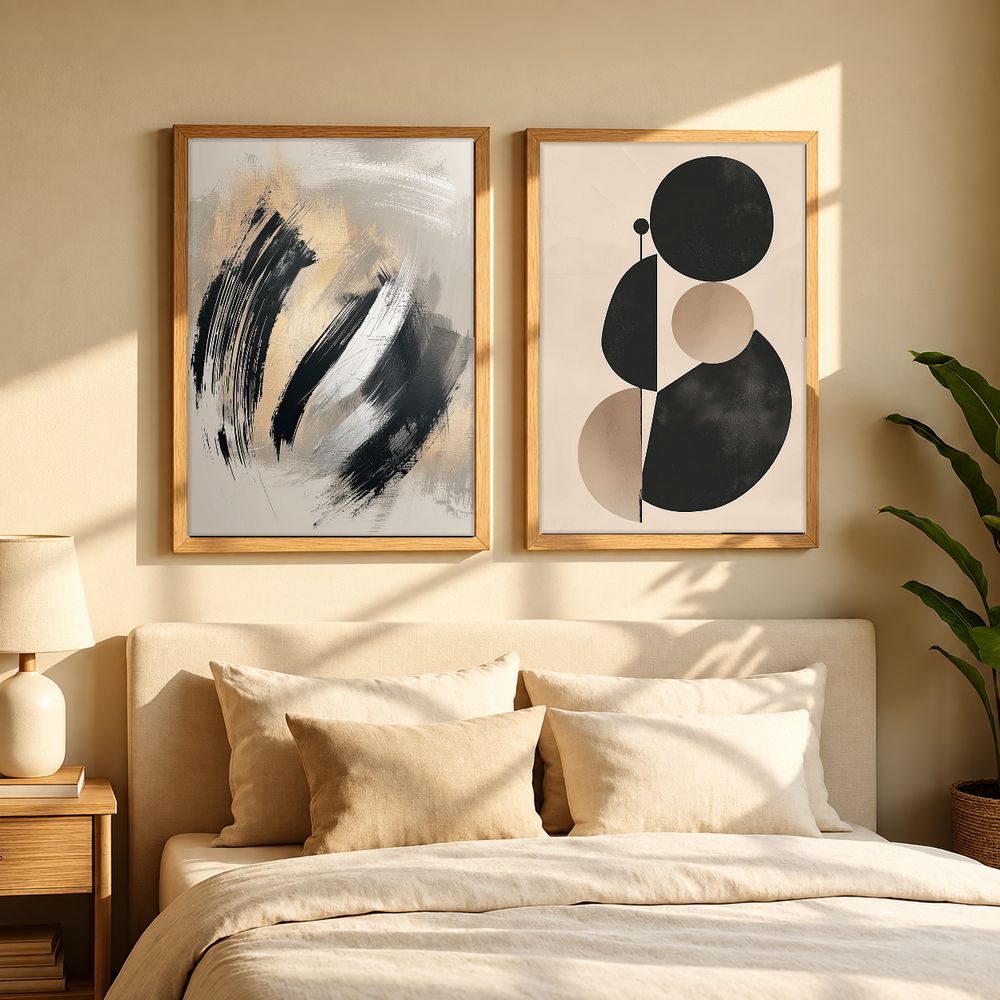 Set de 2 cuadros decorativos que combinan