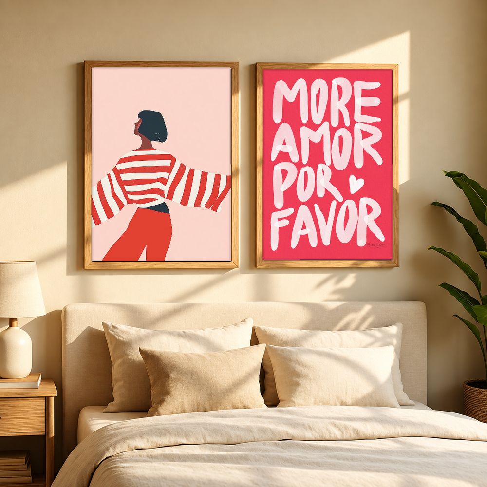 Set de 2 cuadros decorativos que combinan