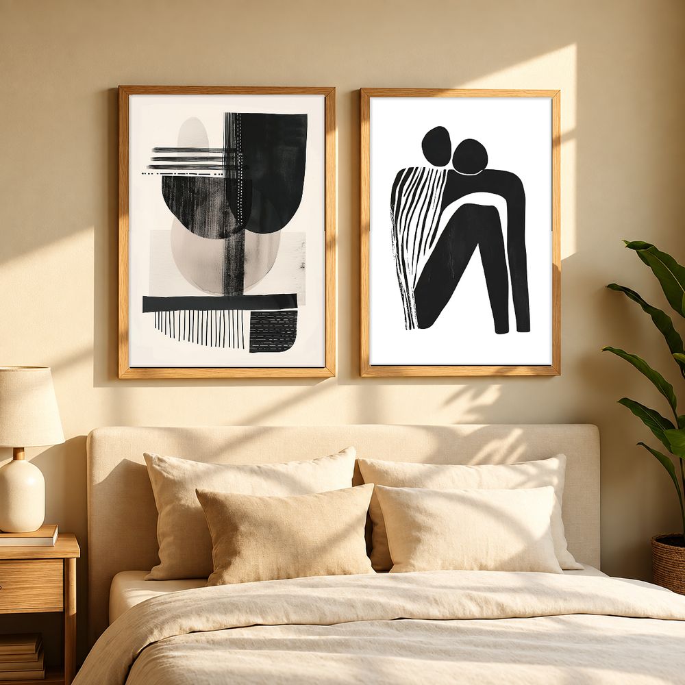 Set de 2 cuadros decorativos que combinan