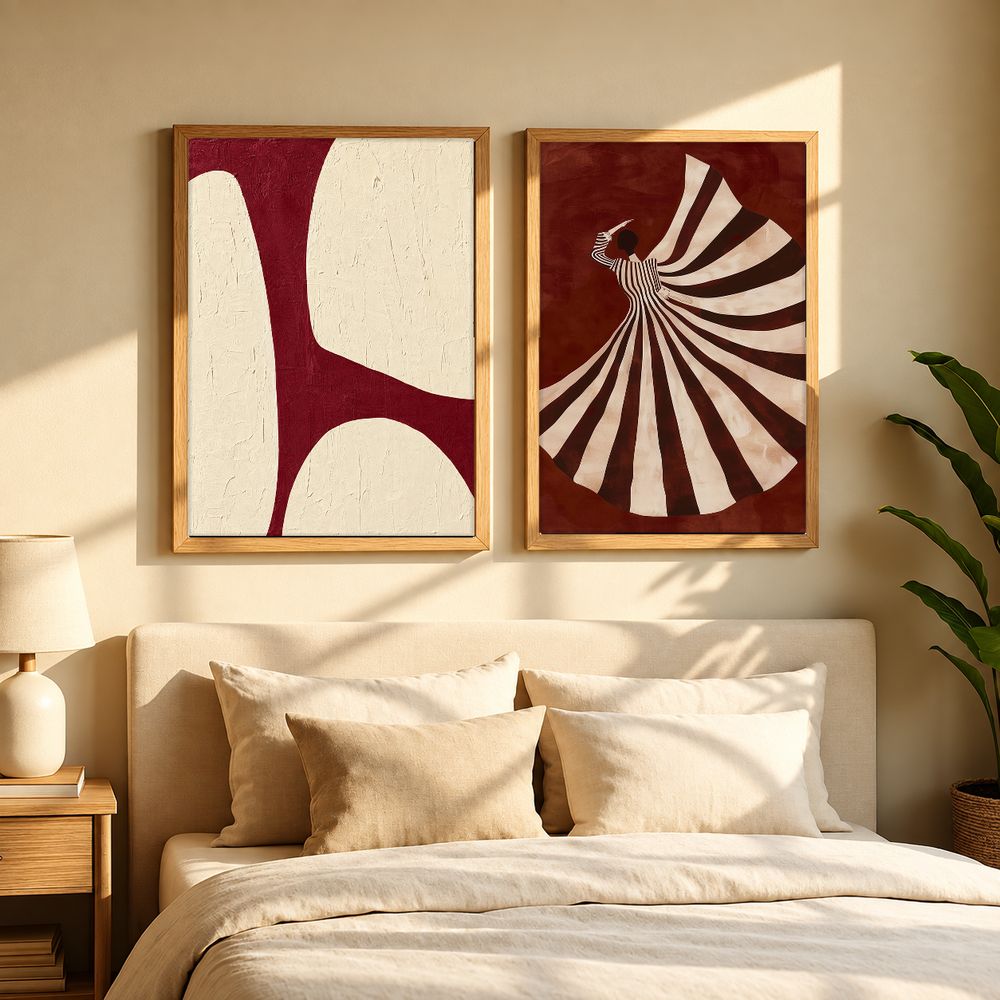 Set de 2 cuadros decorativos que combinan