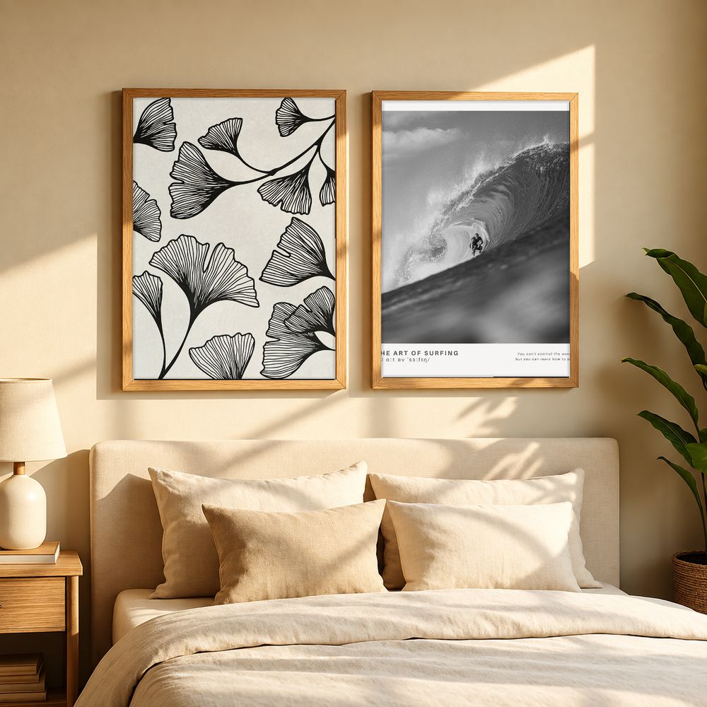 Set de 2 cuadros decorativos que combinan