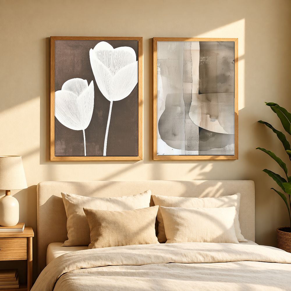 Set de 2 cuadros decorativos que combinan