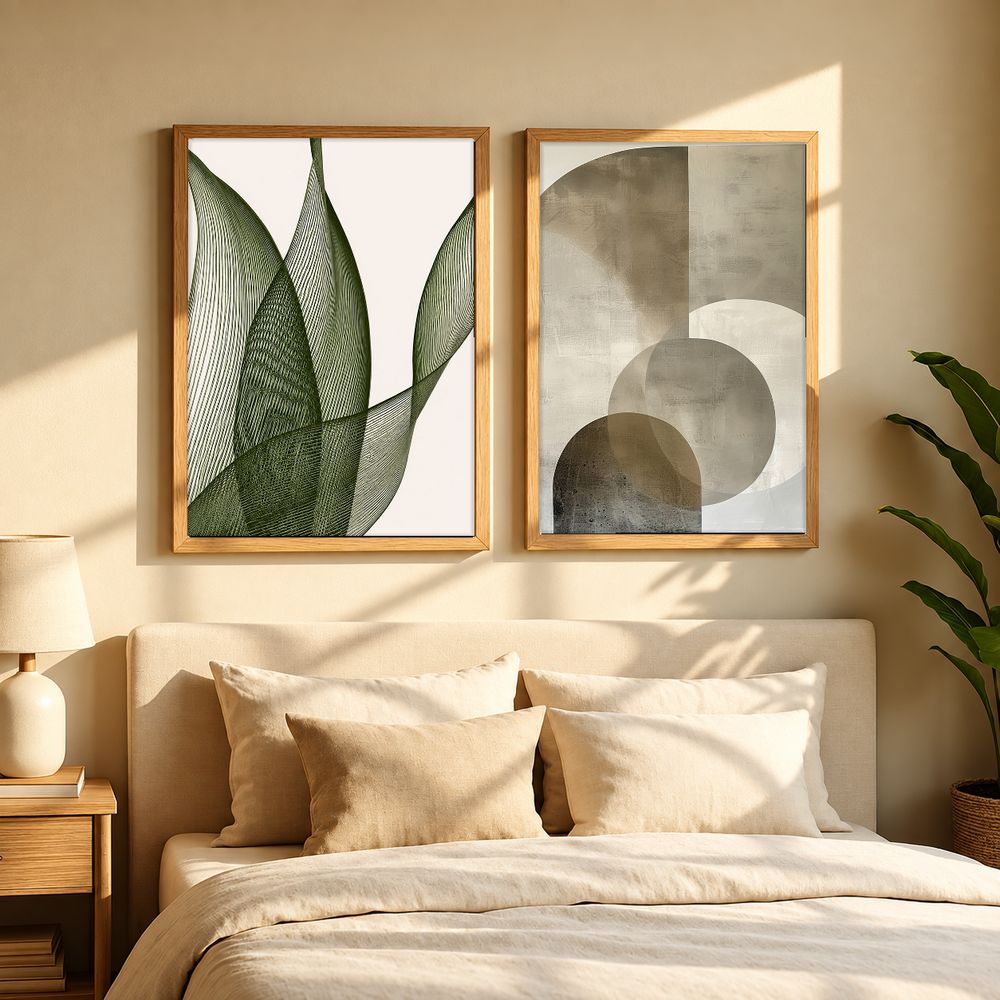 Set de 2 cuadros decorativos que combinan