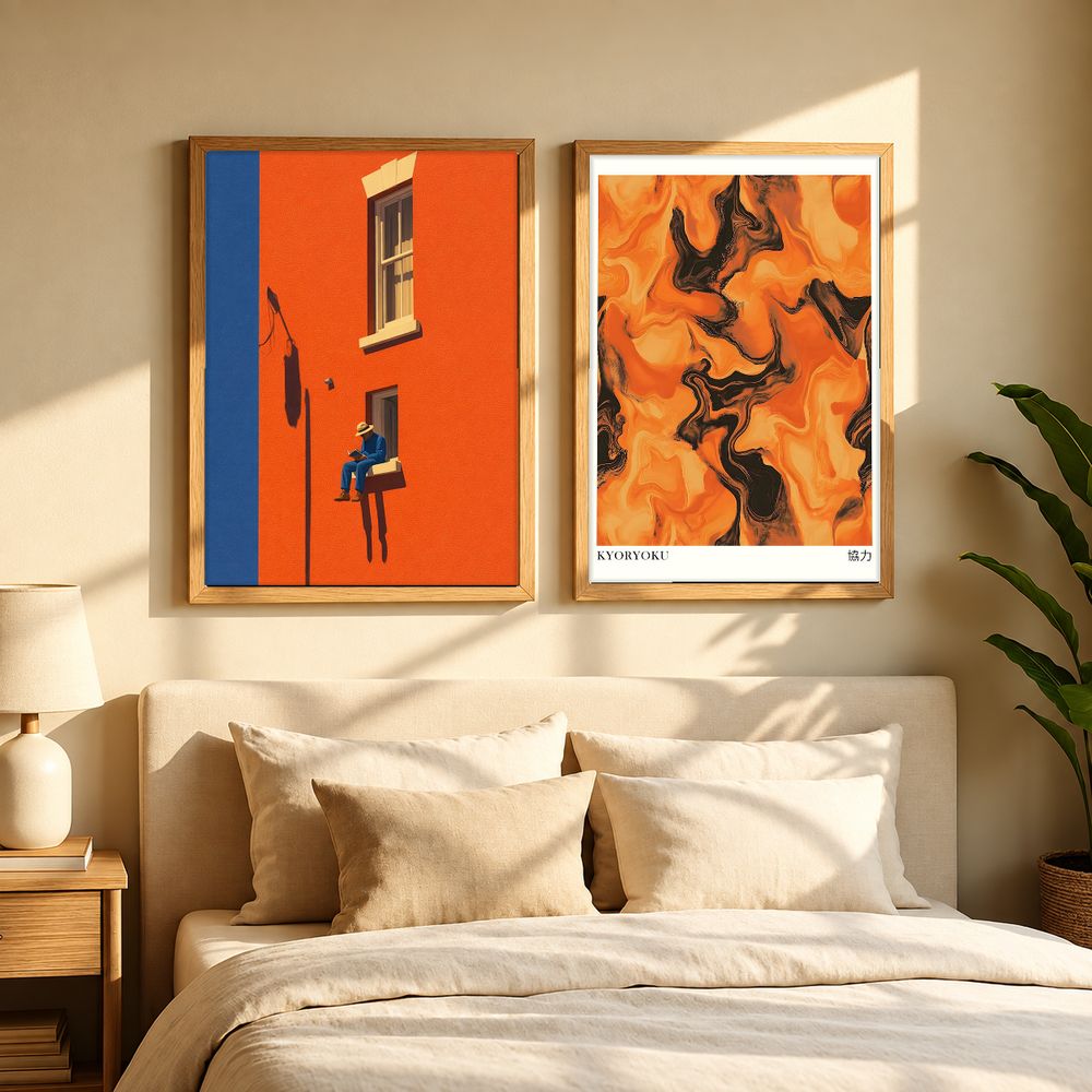 Set de 2 cuadros decorativos que combinan