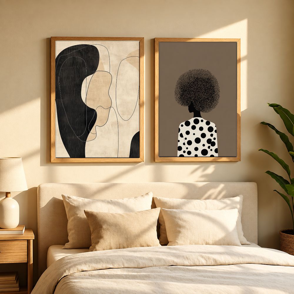 Set de 2 cuadros decorativos que combinan