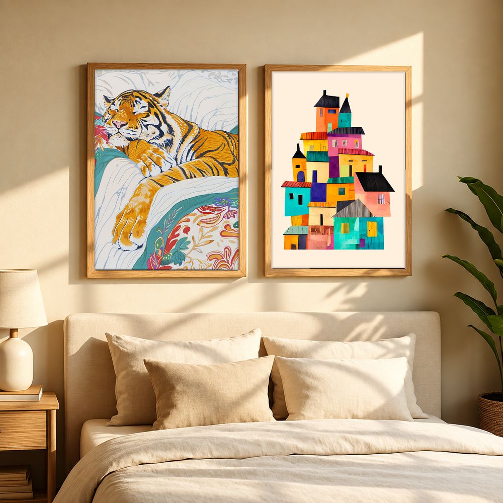 Set de 2 cuadros decorativos que combinan