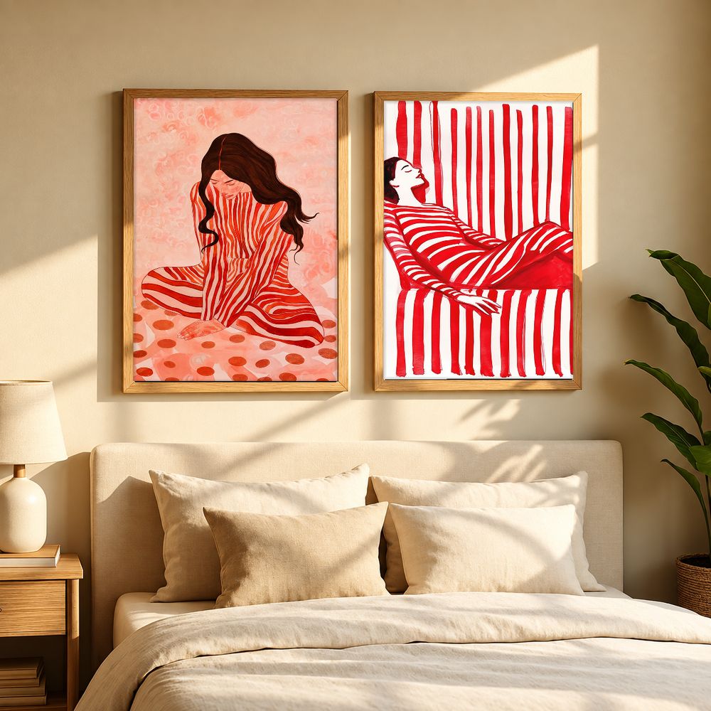 Set de 2 cuadros decorativos que combinan