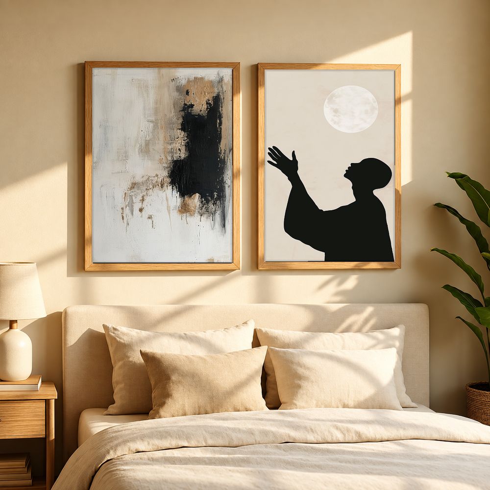 Set de 2 cuadros decorativos que combinan