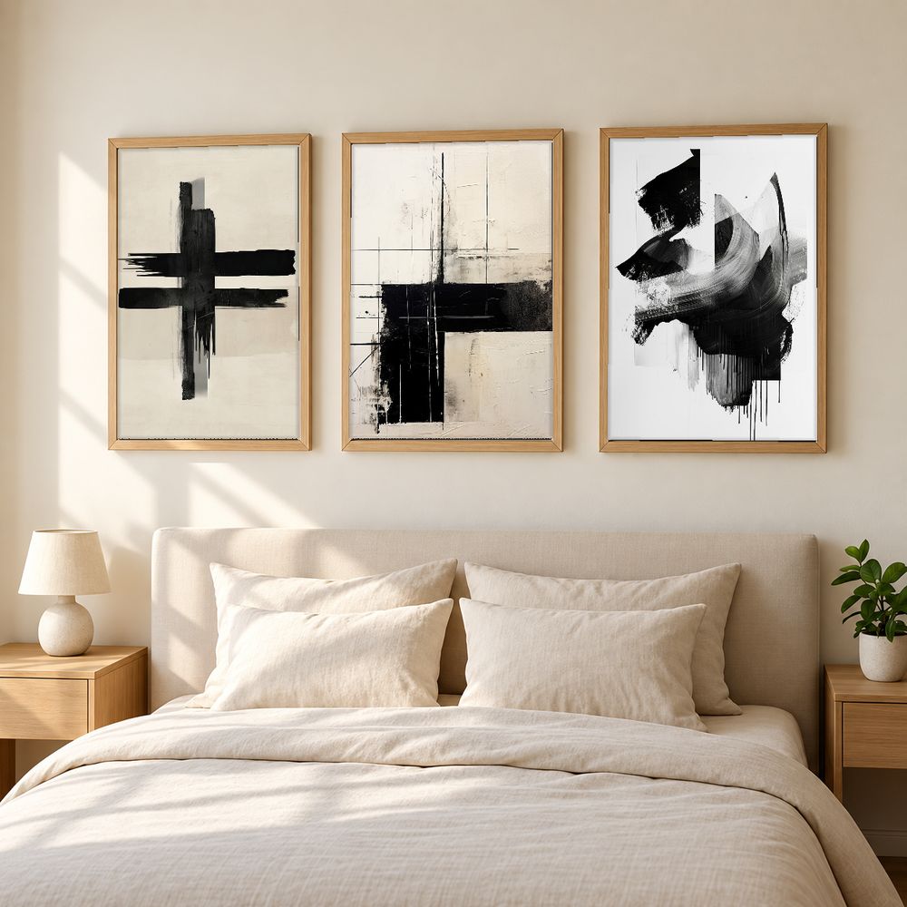 Set de 3 cuadros decorativos que combinan