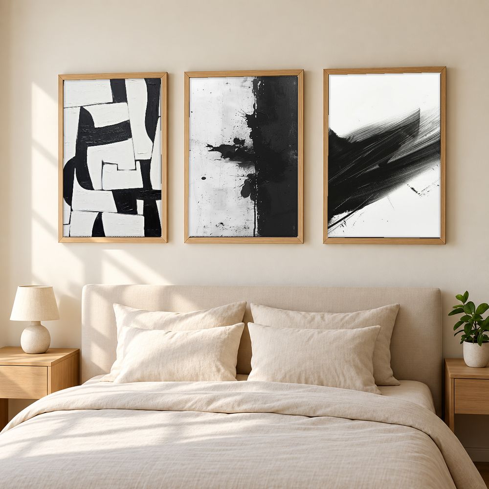 Set de 3 cuadros decorativos que combinan