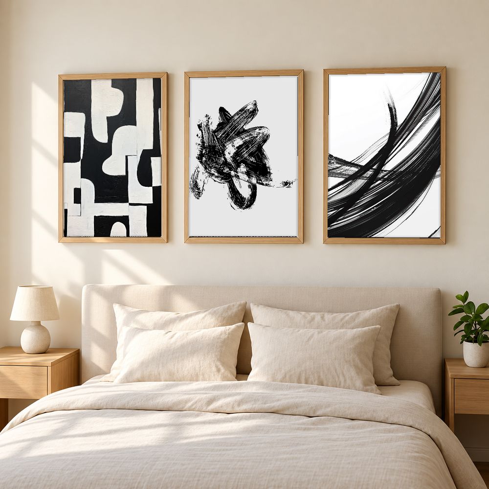 Set de 3 cuadros decorativos que combinan