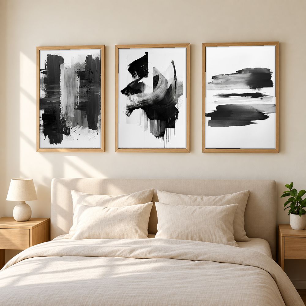 Set de 3 cuadros decorativos que combinan