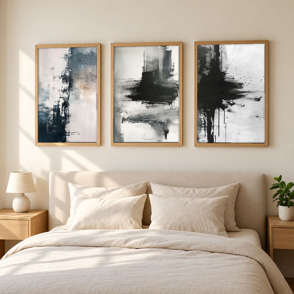 Set de 3 cuadros decorativos que combinan