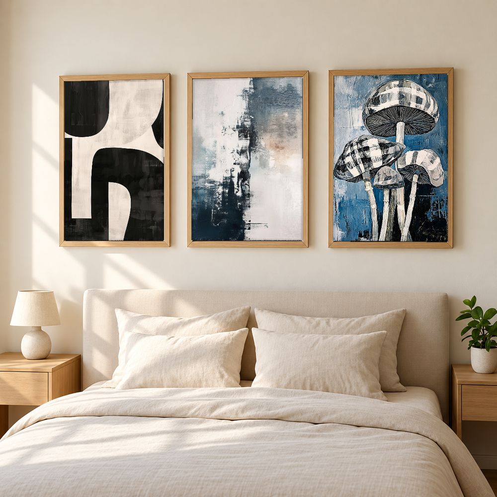 Set de 3 cuadros decorativos que combinan