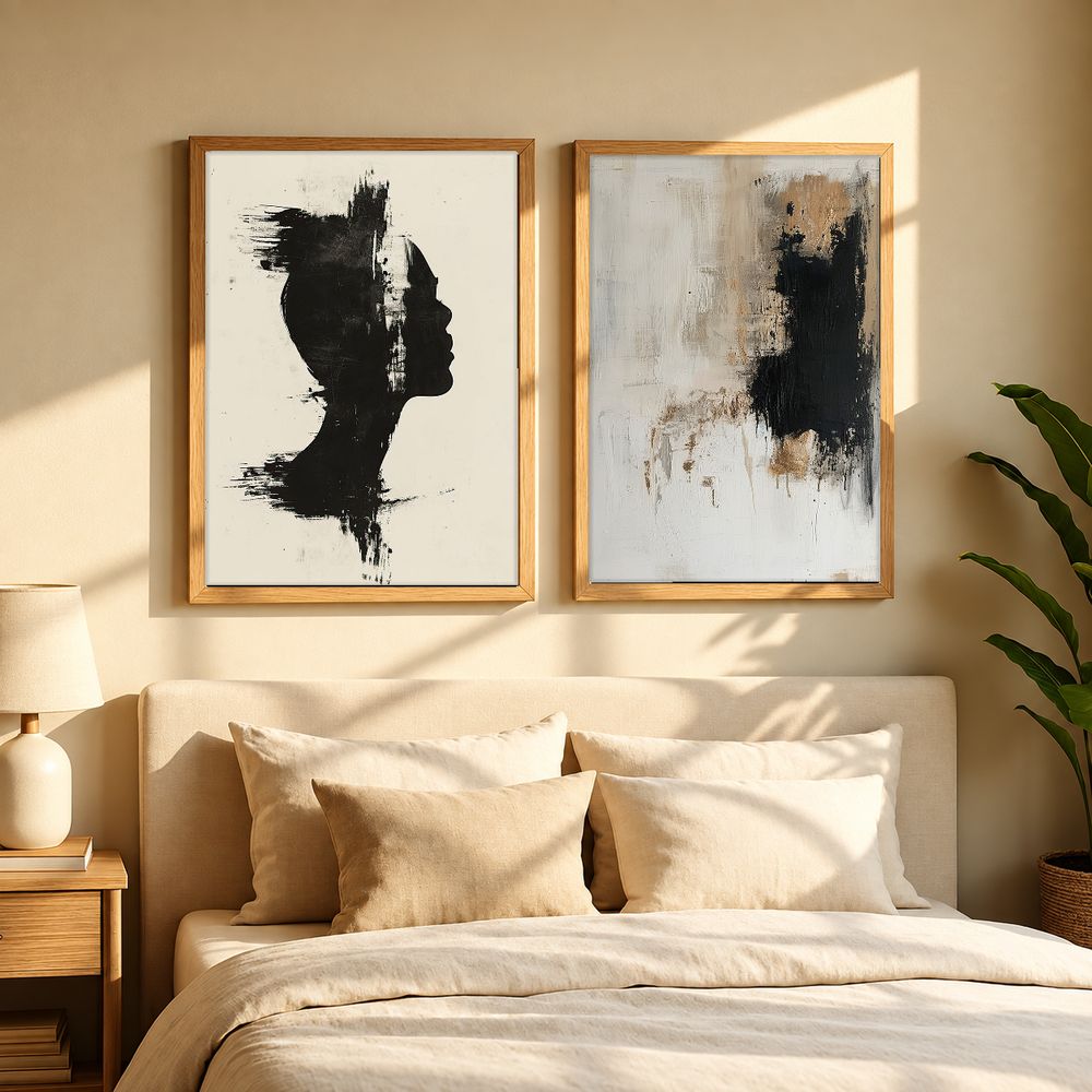 Set de 2 cuadros decorativos que combinan