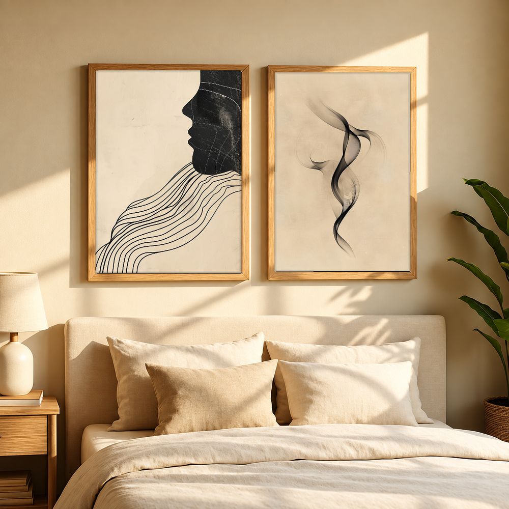 Set de 2 cuadros decorativos que combinan