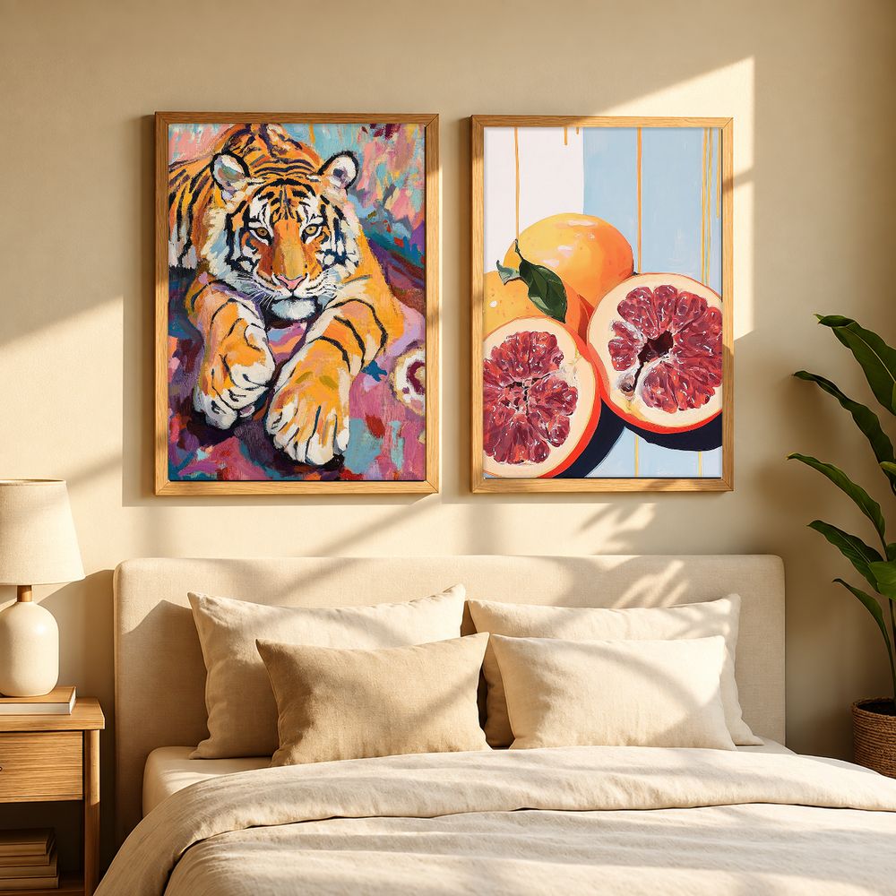 Set de 2 cuadros decorativos que combinan