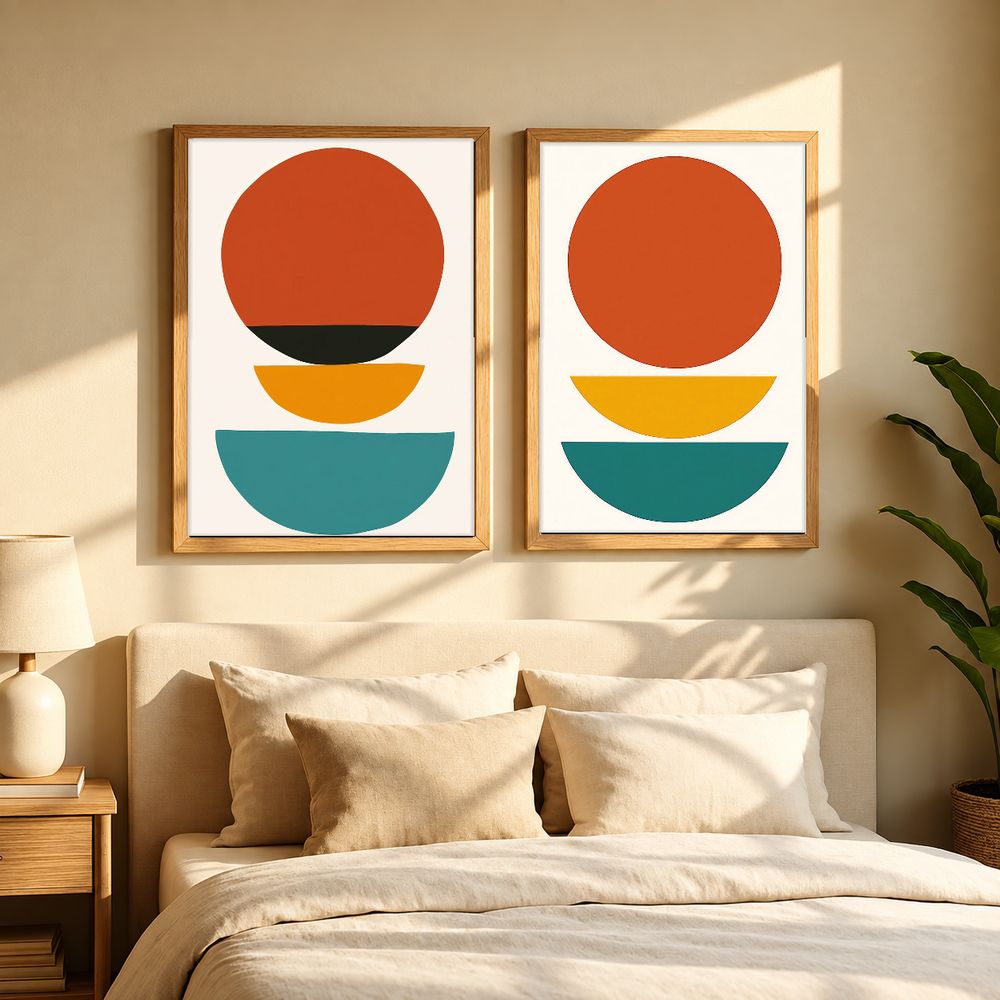 Set de 2 cuadros decorativos que combinan