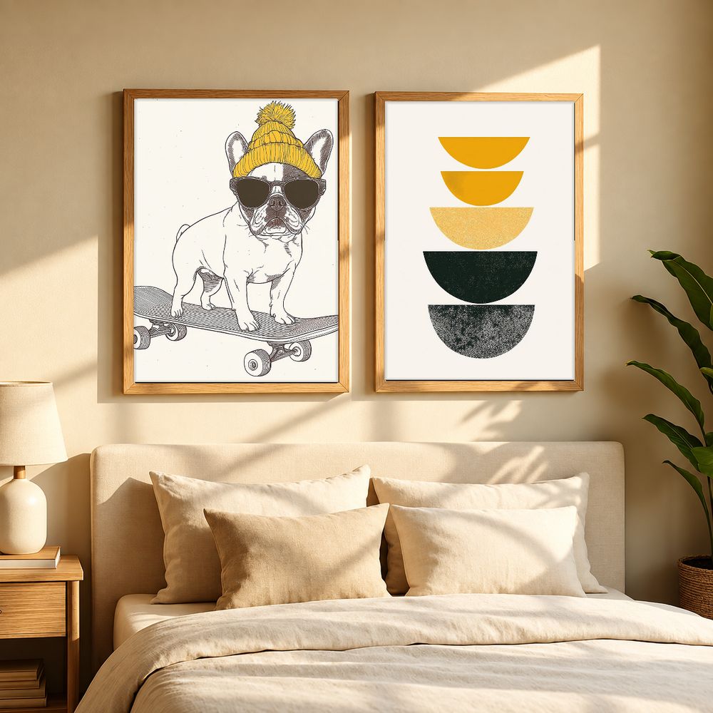 Set de 2 cuadros decorativos que combinan