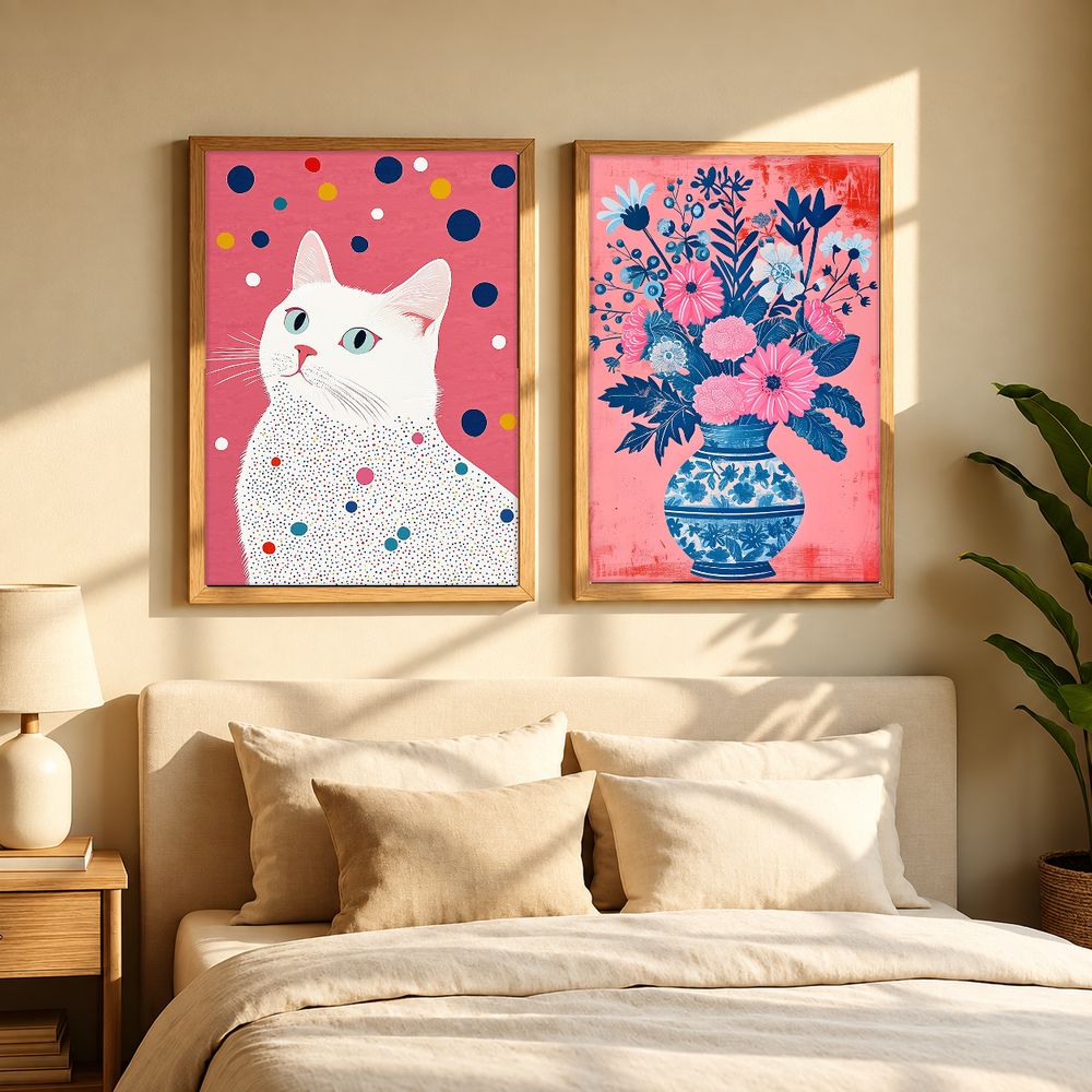 Set de 2 cuadros decorativos que combinan