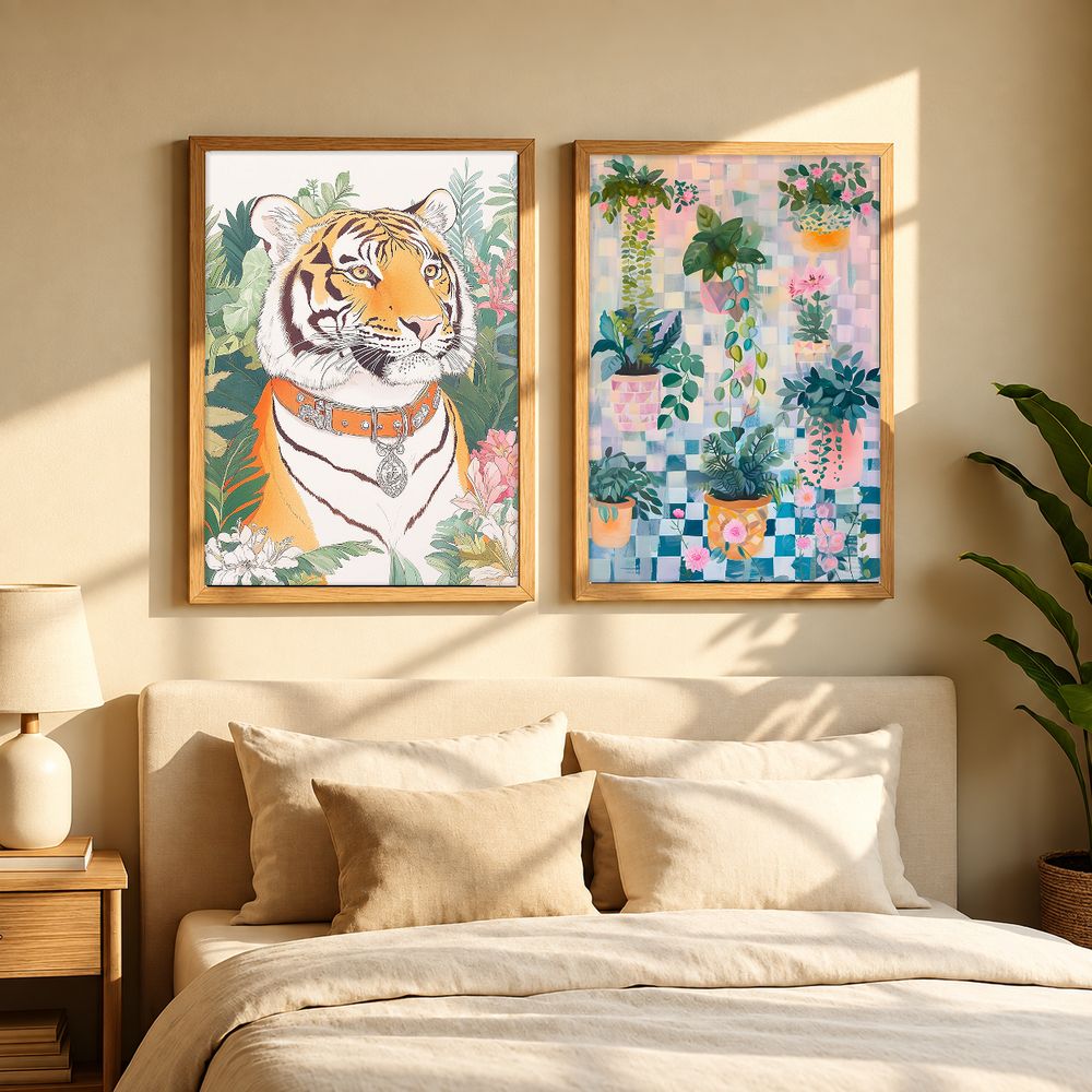 Set de 2 cuadros decorativos que combinan