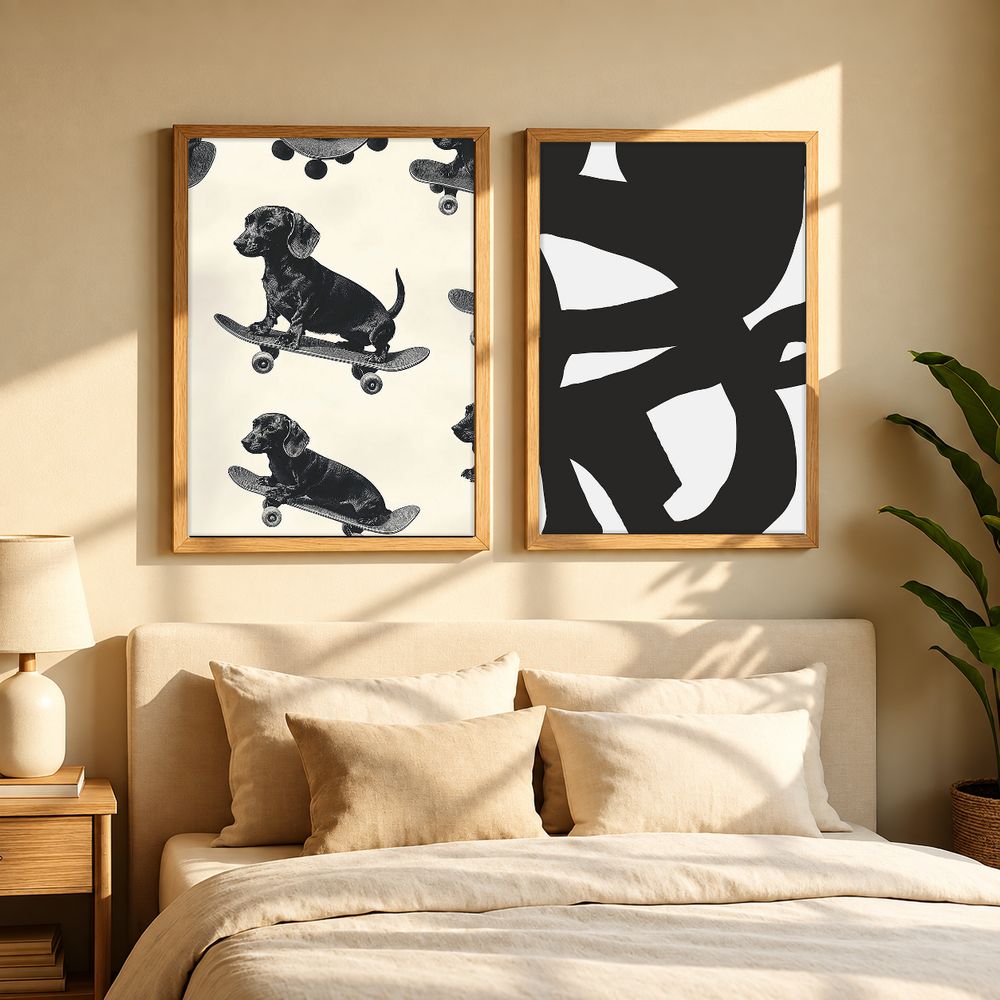 Set de 2 cuadros decorativos que combinan