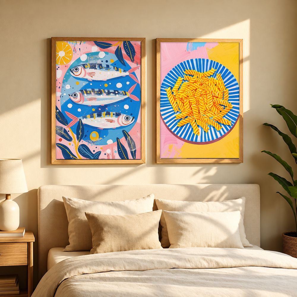 Set de 2 cuadros decorativos que combinan