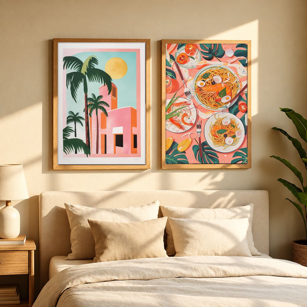 Set de 2 cuadros decorativos que combinan