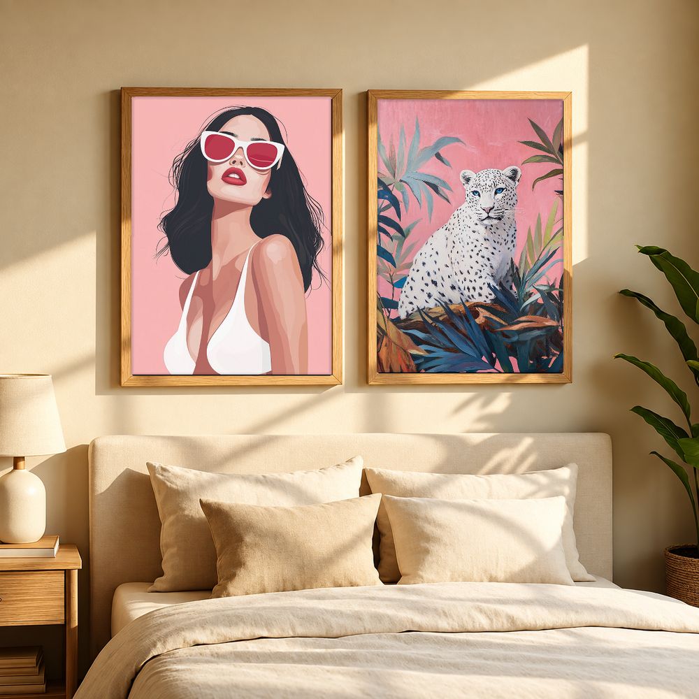 Set de 2 cuadros decorativos que combinan