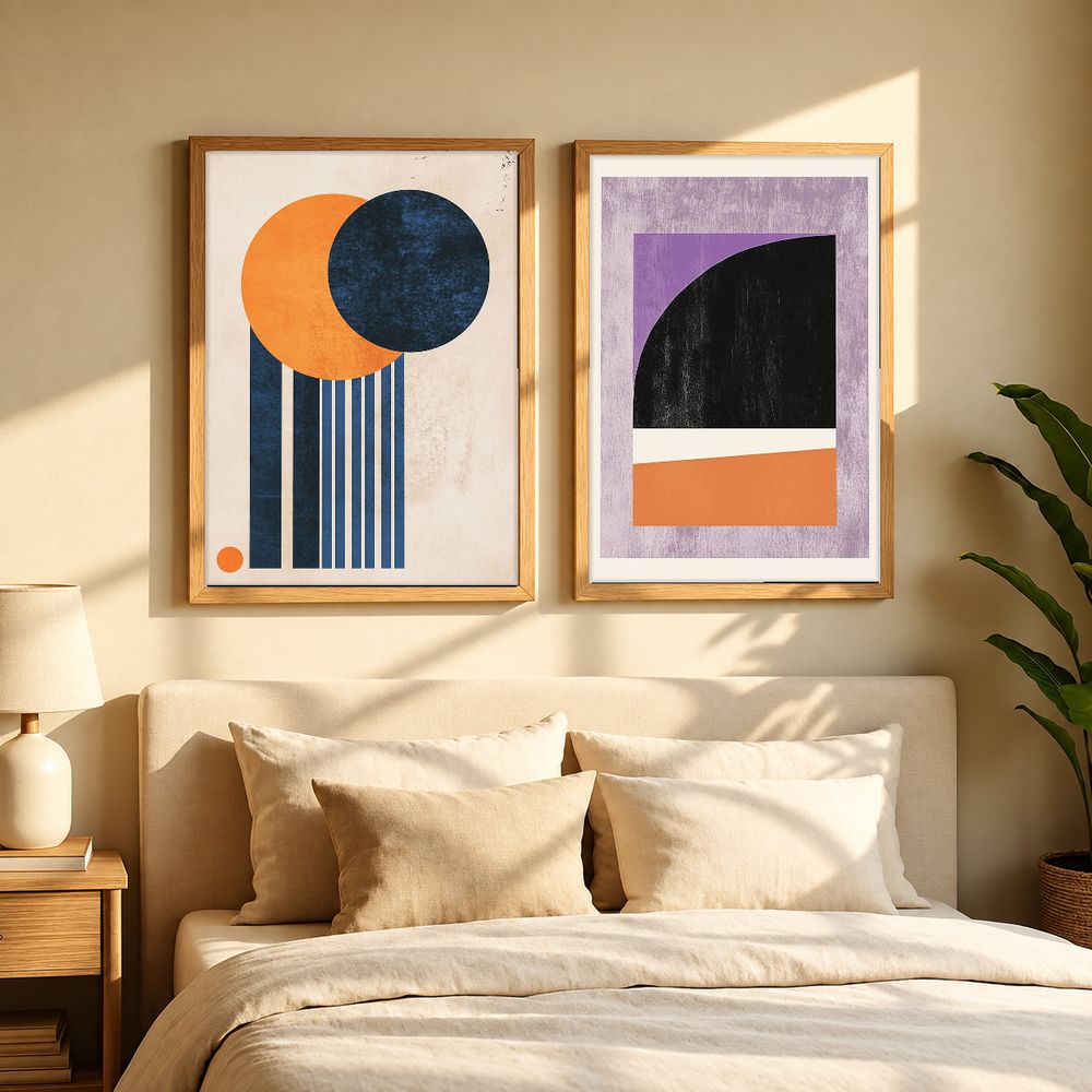 Set de 2 cuadros decorativos que combinan