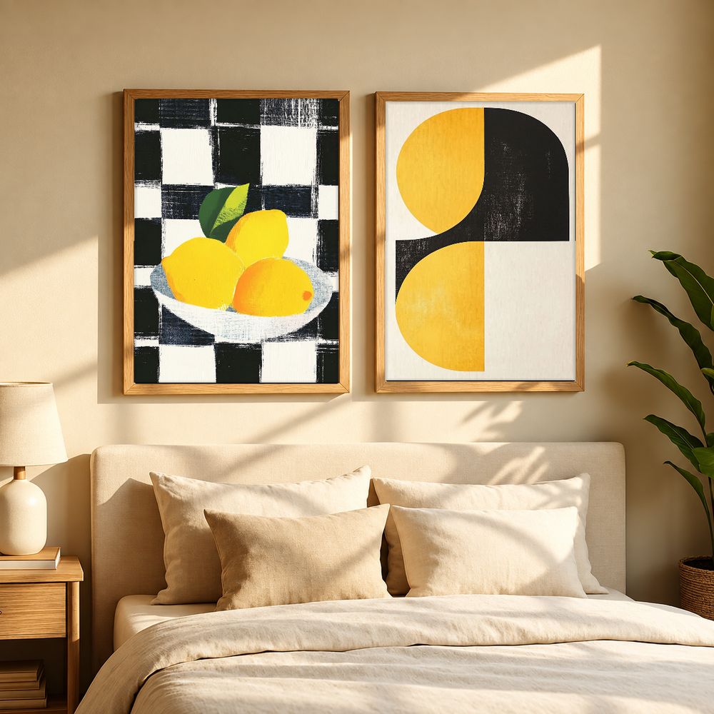 Set de 2 cuadros decorativos que combinan
