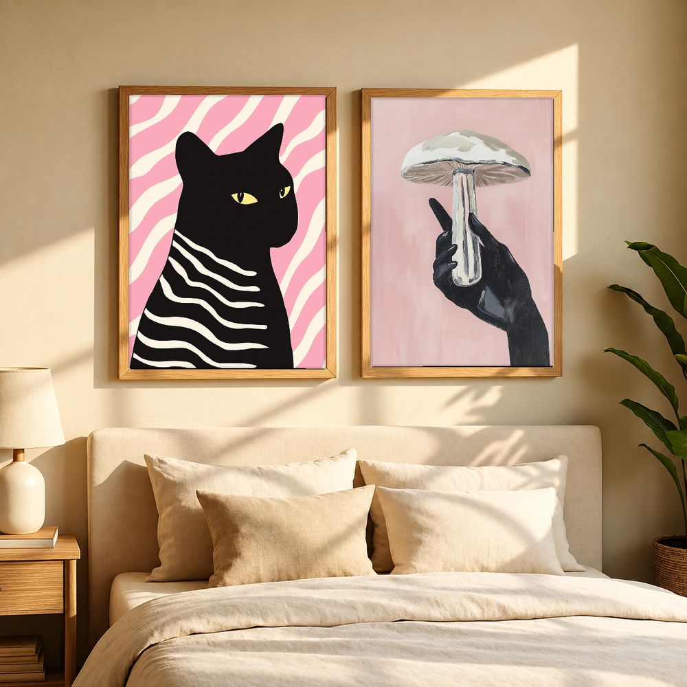Set de 2 cuadros decorativos que combinan