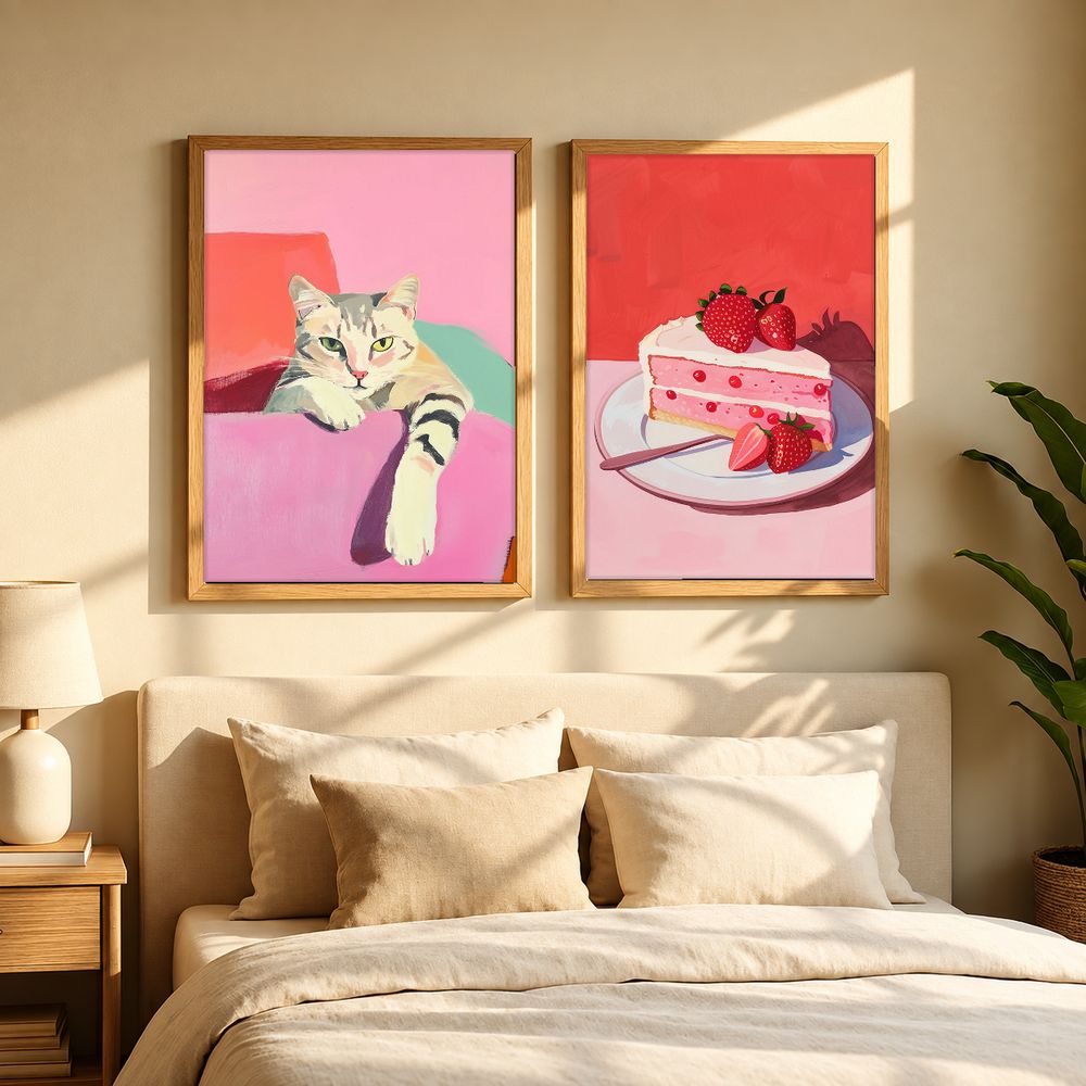 Set de 2 cuadros decorativos que combinan