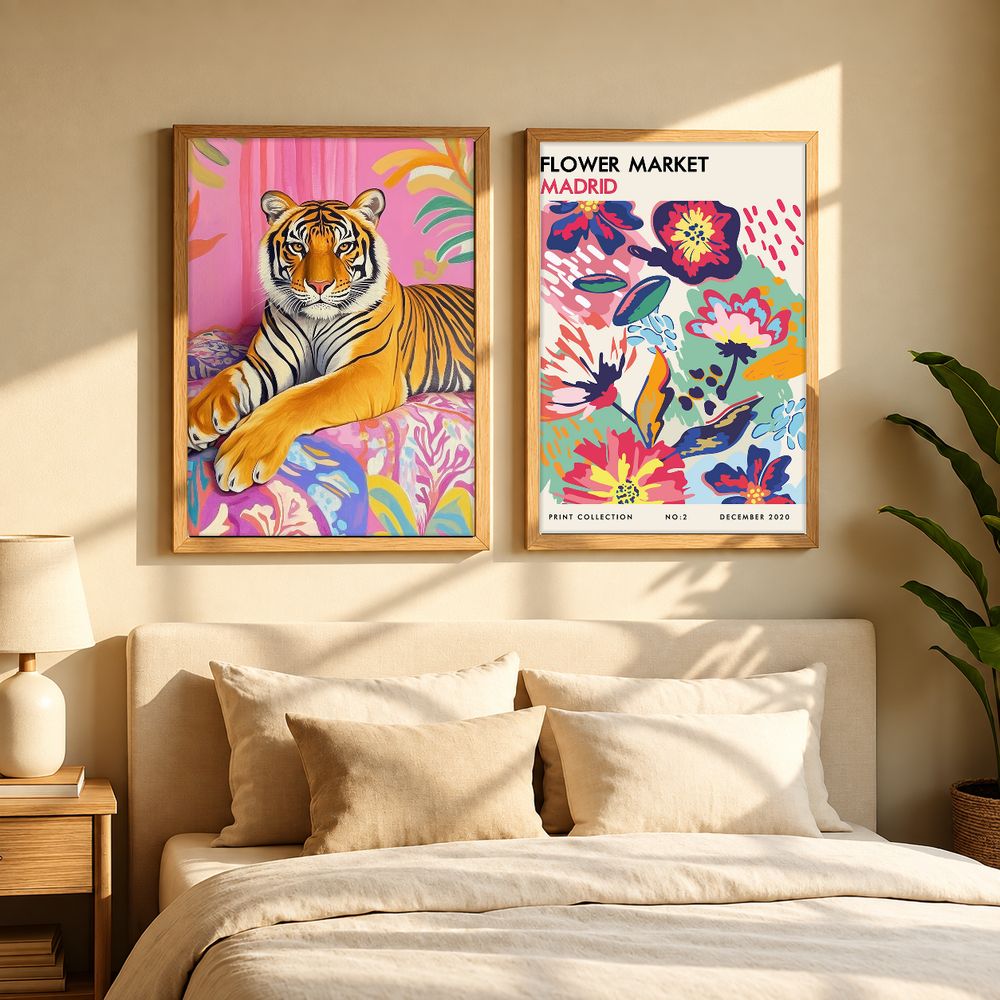 Set de 2 cuadros decorativos que combinan
