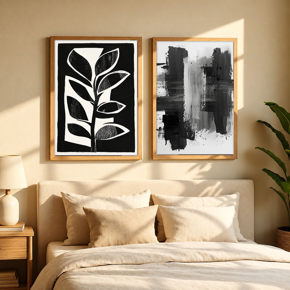 Set de 2 cuadros decorativos que combinan