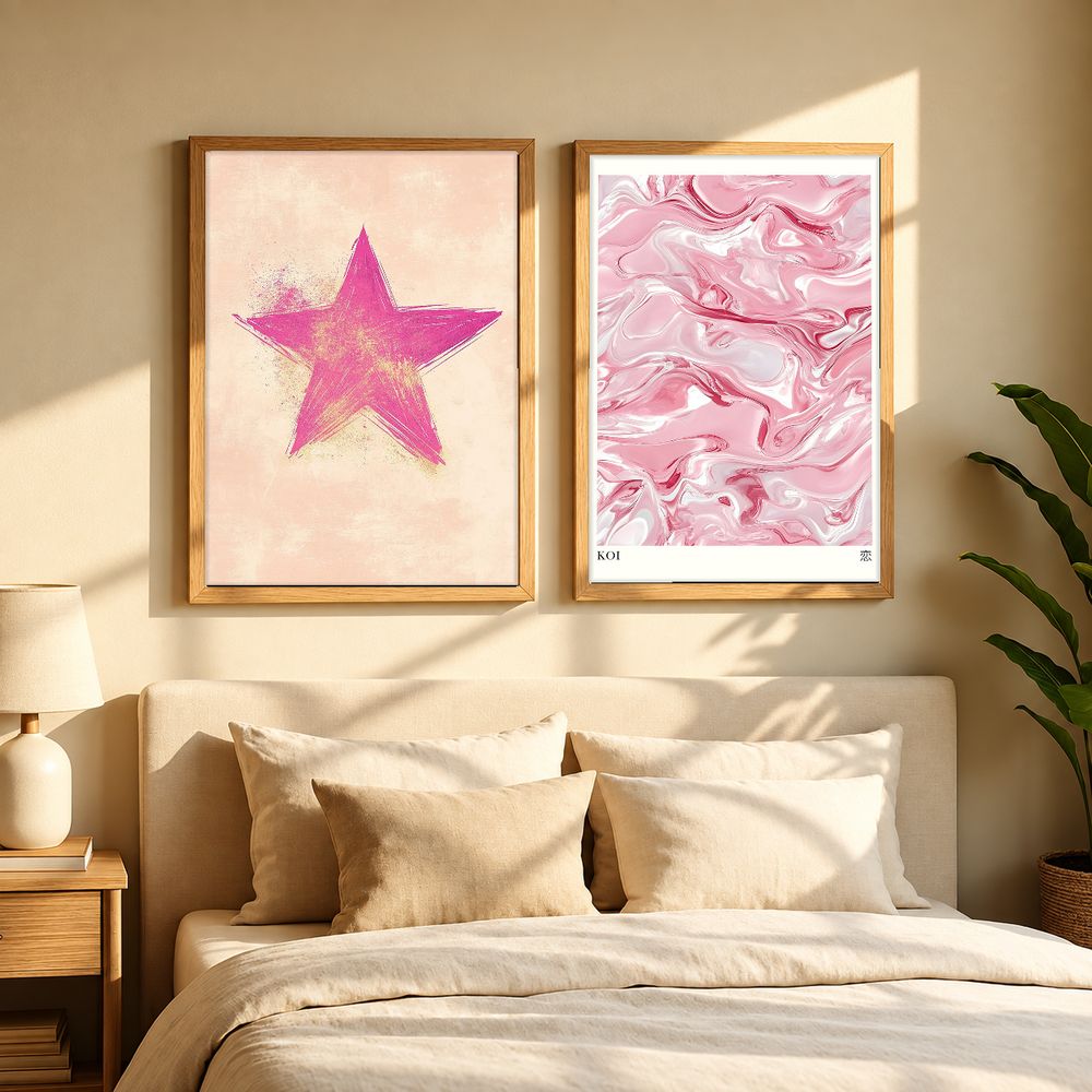 Set de 2 cuadros decorativos que combinan