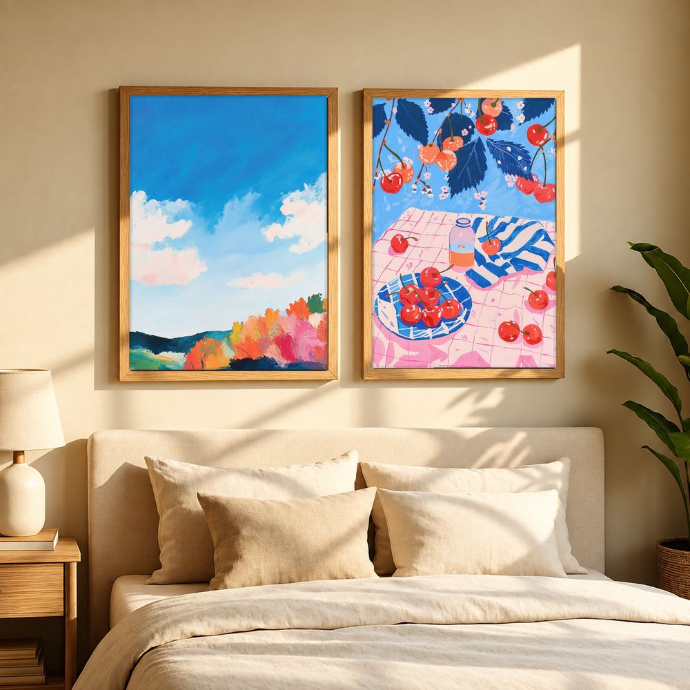 Set de 2 cuadros decorativos que combinan