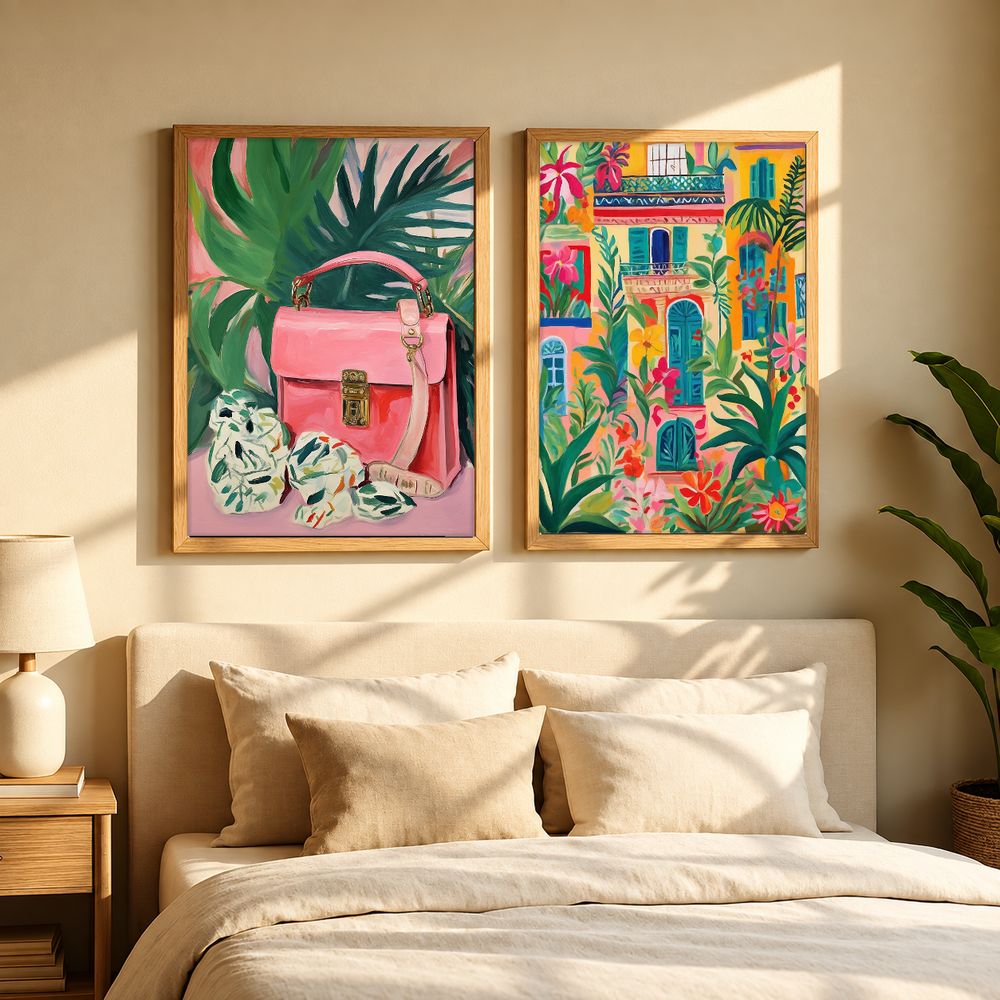 Set de 2 cuadros decorativos que combinan