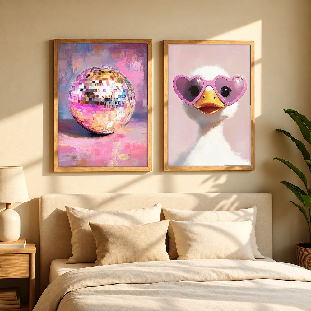 Set de 2 cuadros decorativos que combinan