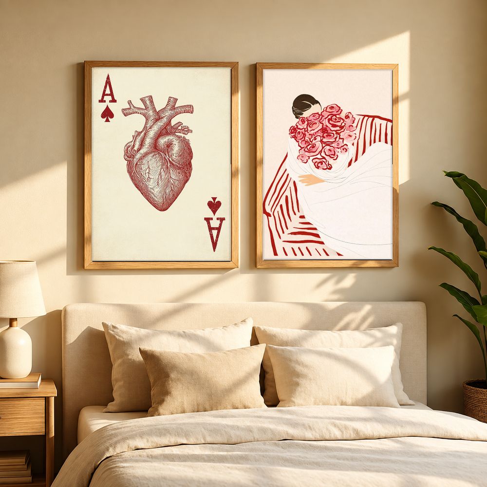 Set de 2 cuadros decorativos que combinan