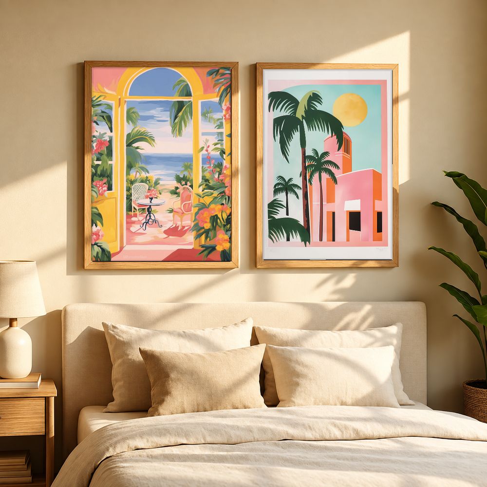 Set de 2 cuadros decorativos que combinan