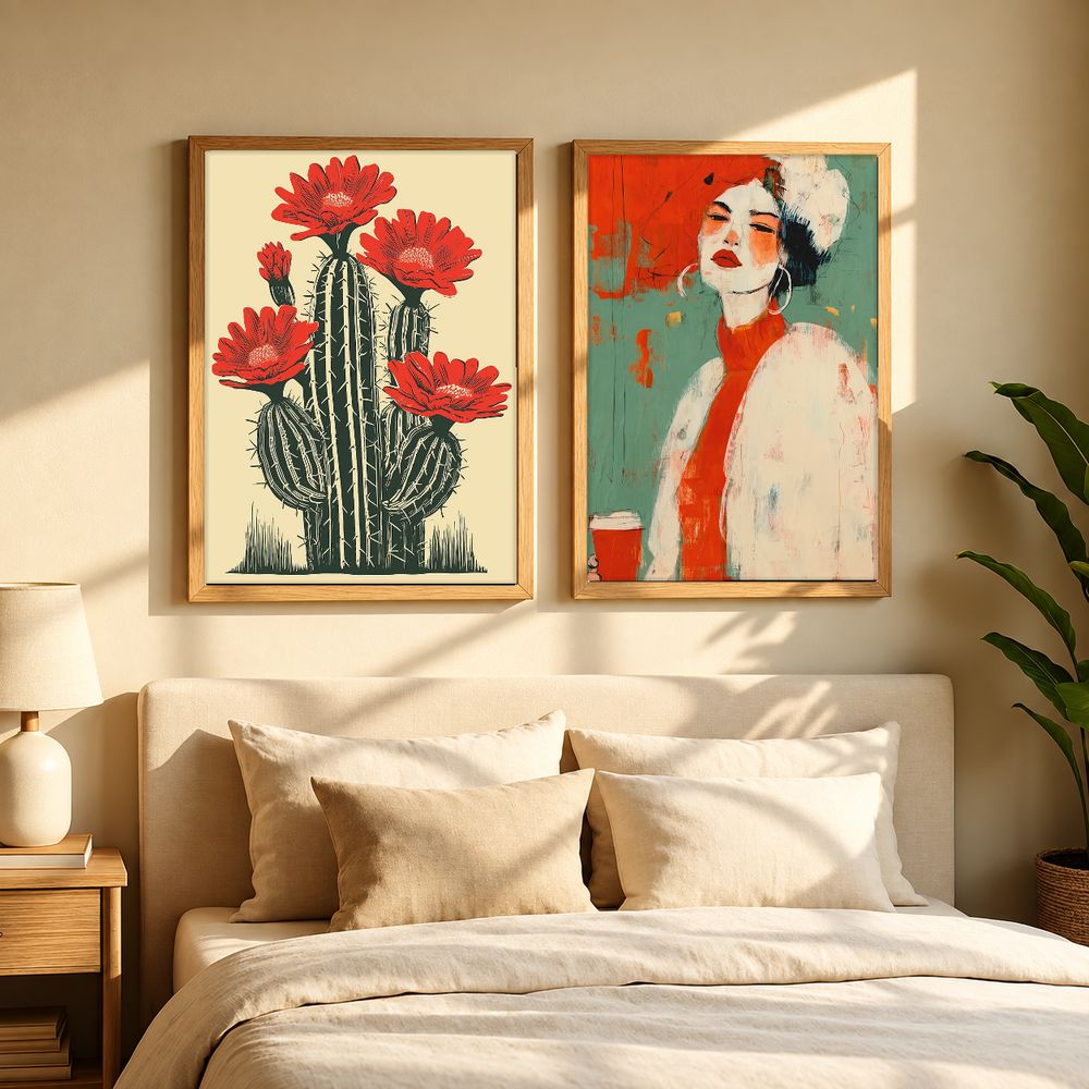 Set de 2 cuadros decorativos que combinan