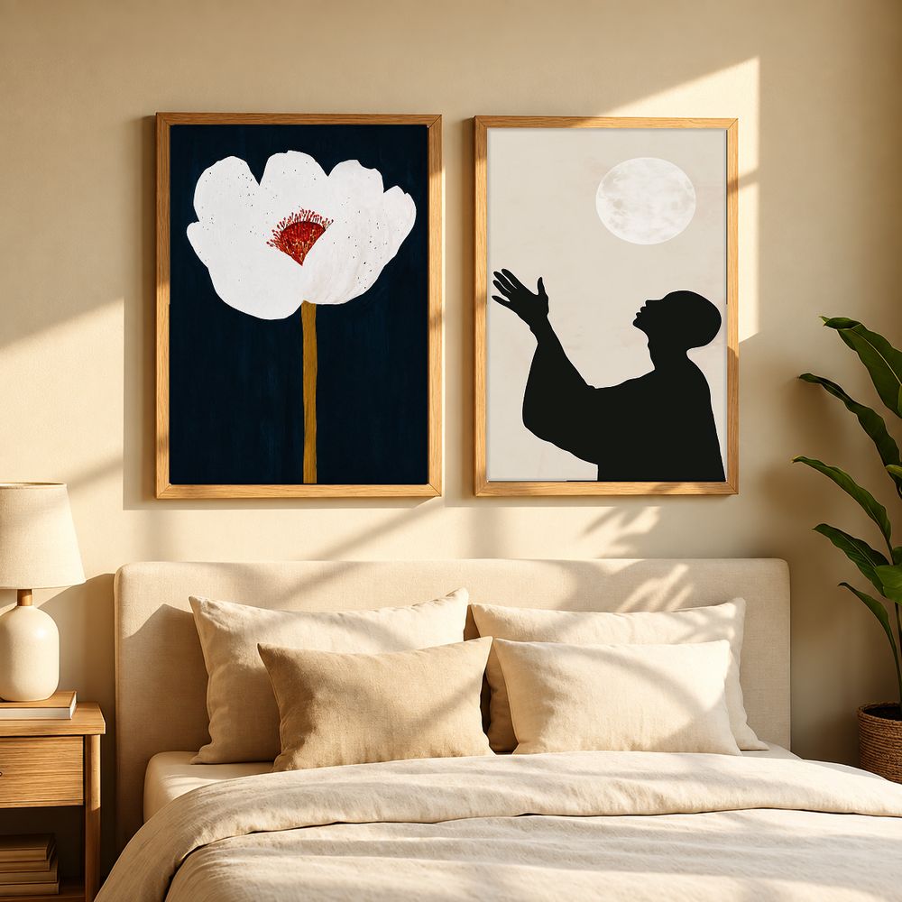Set de 2 cuadros decorativos que combinan