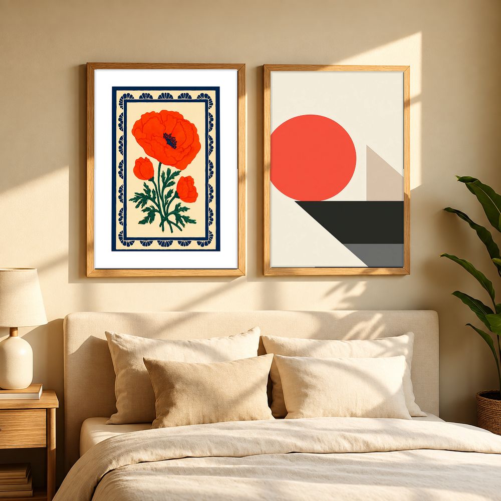 Set de 2 cuadros decorativos que combinan